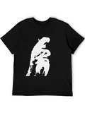 Chinese Word Tiger Unisex Cotton Tee – Relaxed Fit For Any Occasion