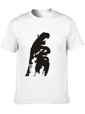 Chinese Word Tiger Unisex Cotton Tee – Relaxed Fit For Any Occasion